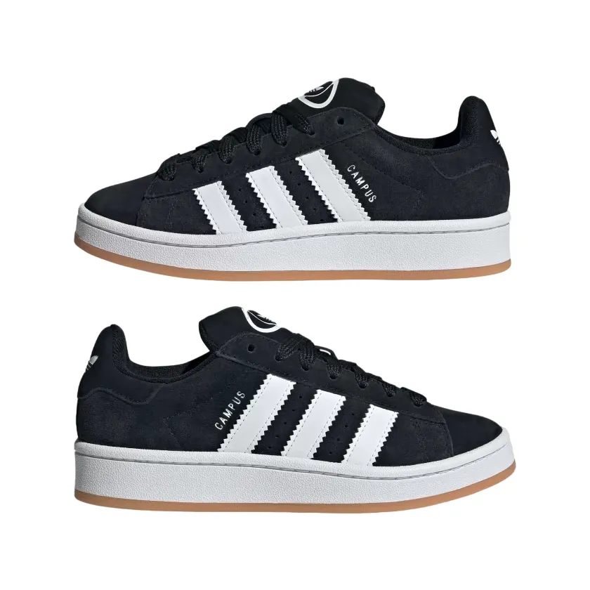 Adidas Originals Campus 00s boys' sneakers shoe HQ6638 black-white