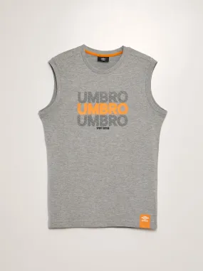 Canotta 'Umbro' con scollo tondo - GRIGIO