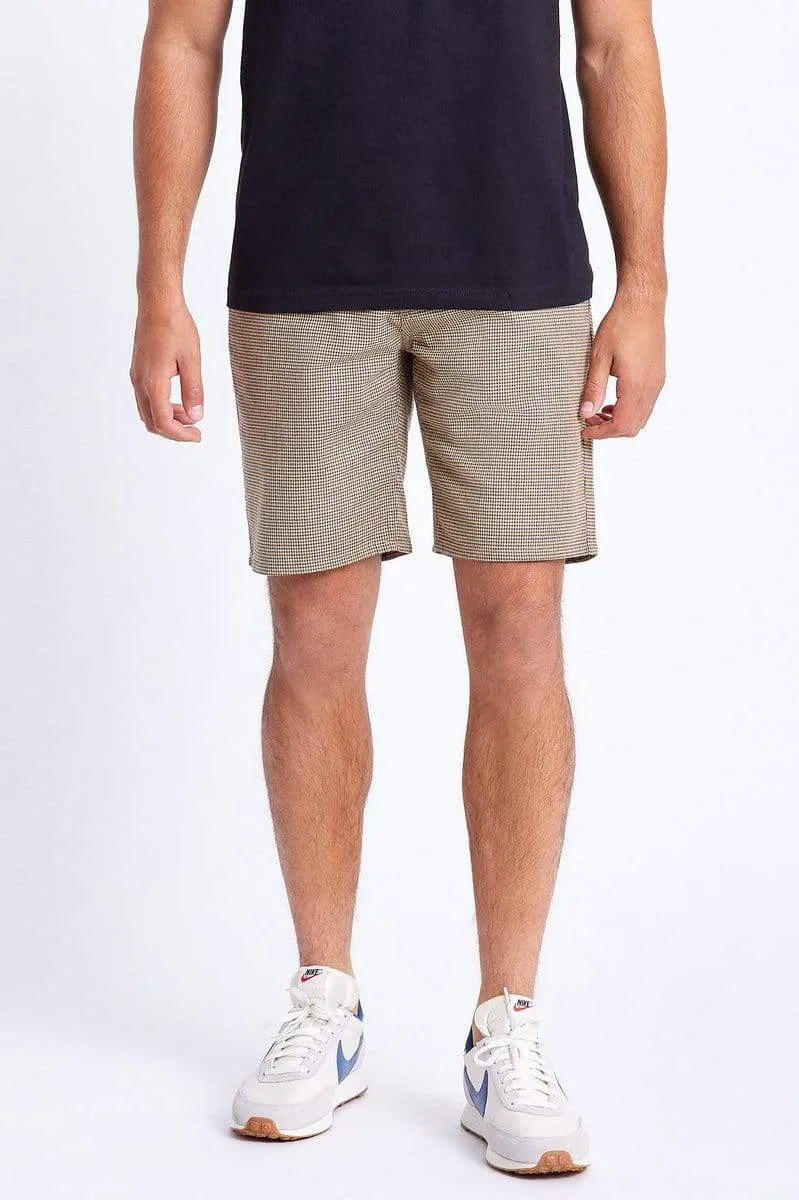 Choice Chino Short Vanilla Houndstooth