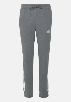 ESSENTIALS TAPERED CUFF 3 STRIPES PANTS - Pantaloni sportivi