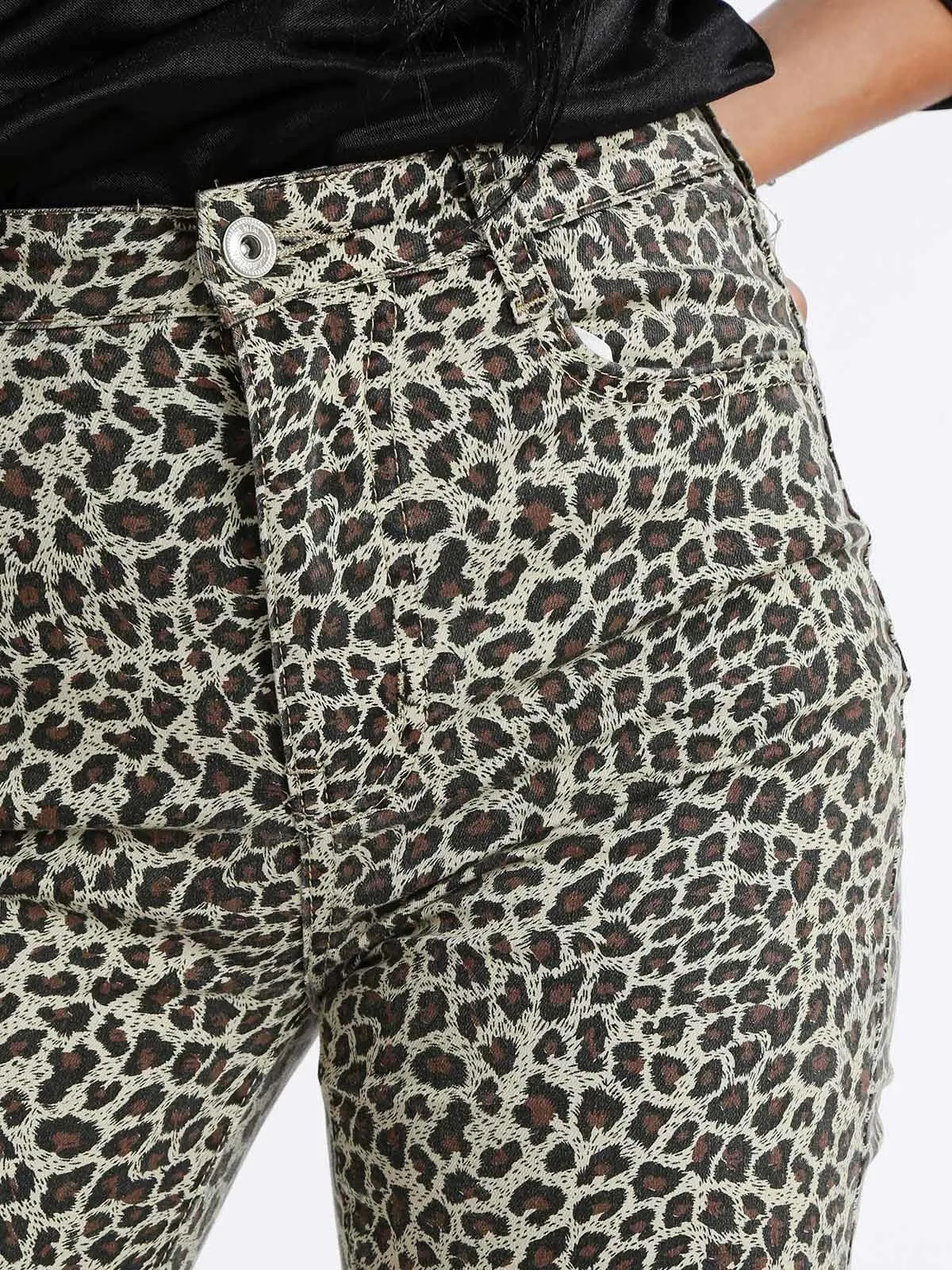 Fashion Pantalon slim à pois