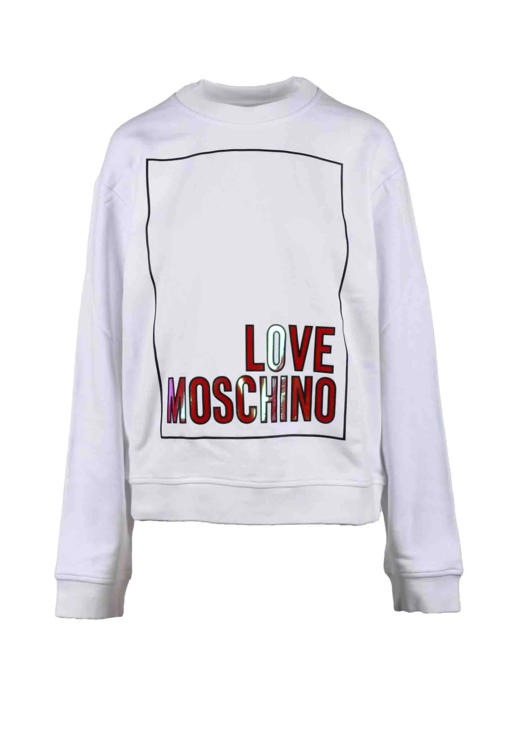 Felpa con cappuccio Love Moschino  Bianco