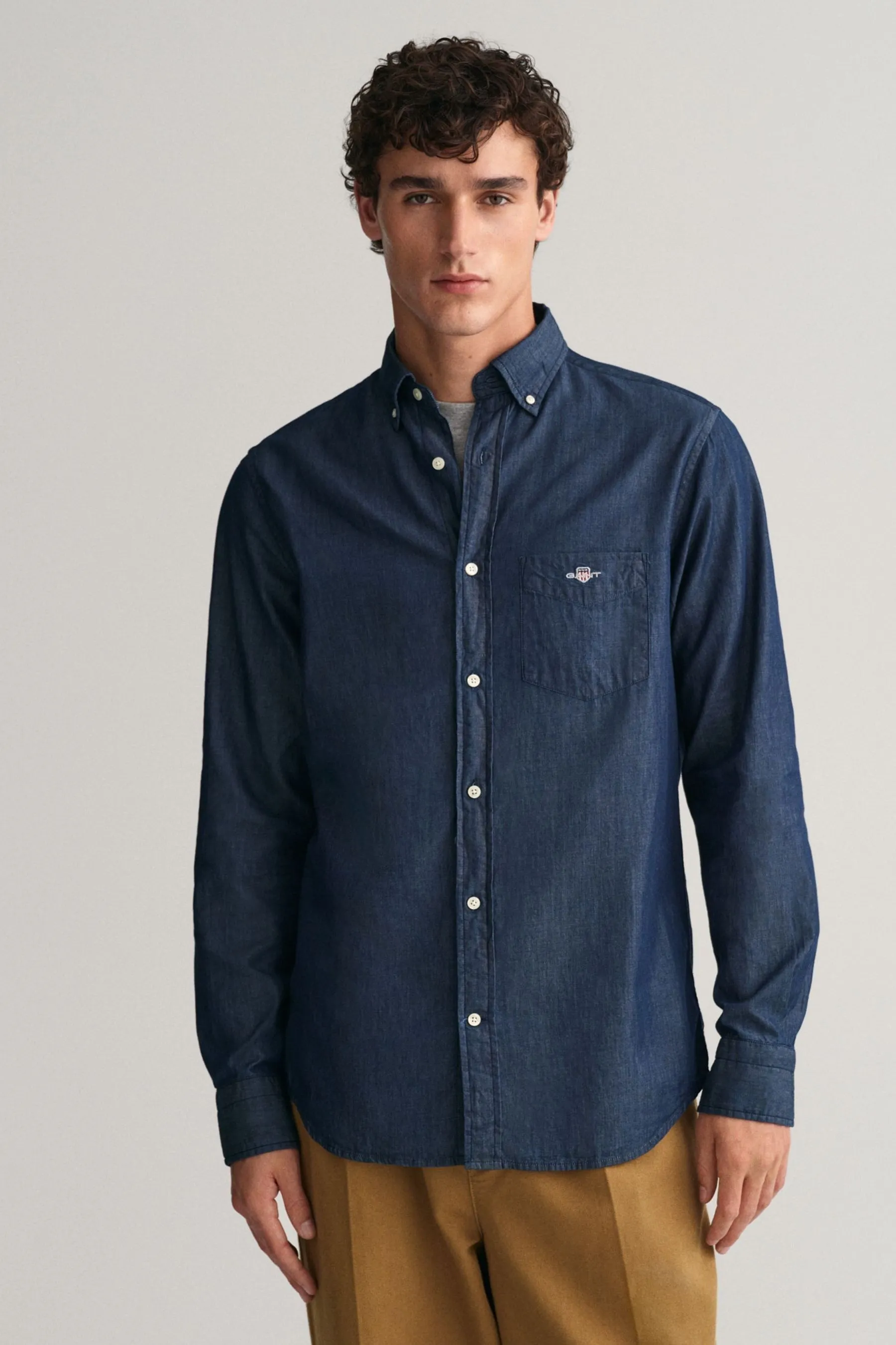 GANT regular  - Camicia con Denim vestibilità classica