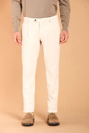 Genova Style pantalon chino homme en gabardine coupe régulière