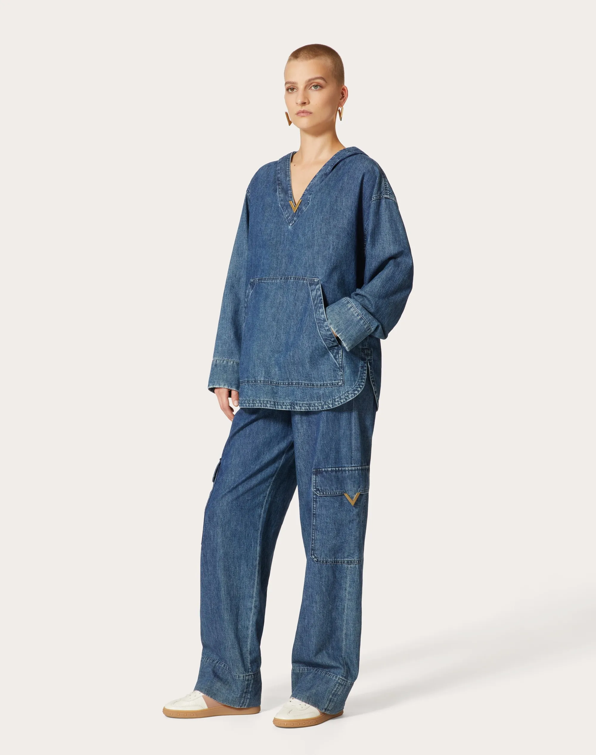 KAFTANO IN CHAMBRAY DENIM