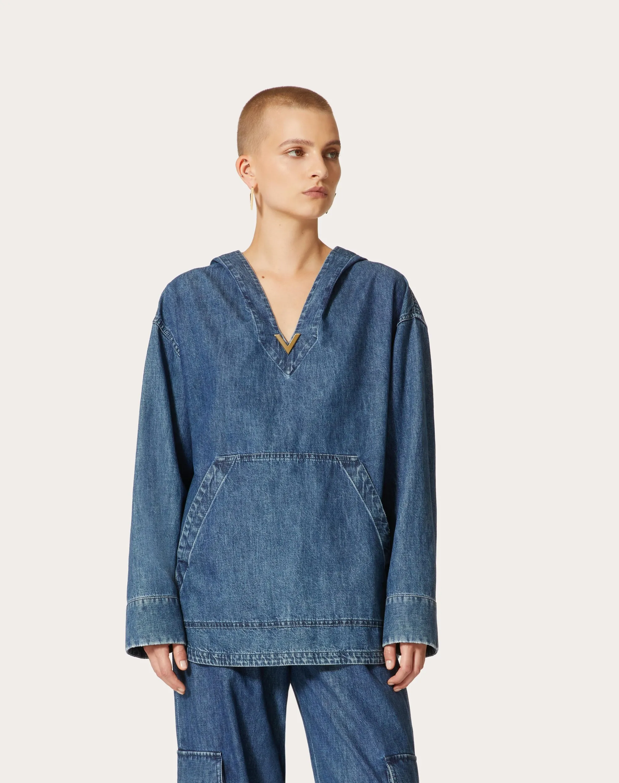 KAFTANO IN CHAMBRAY DENIM