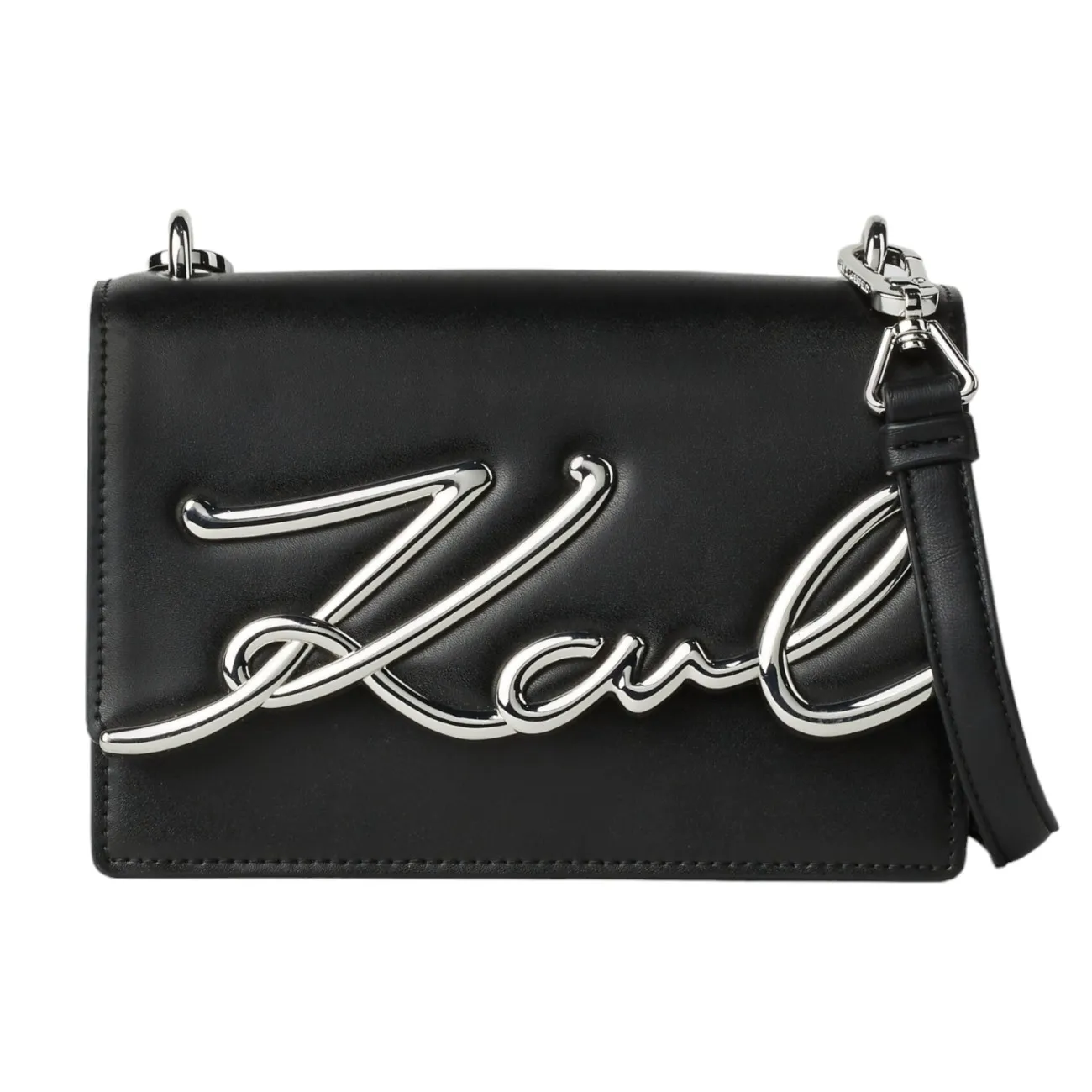 Karl Lagerfeld borsa signature nera