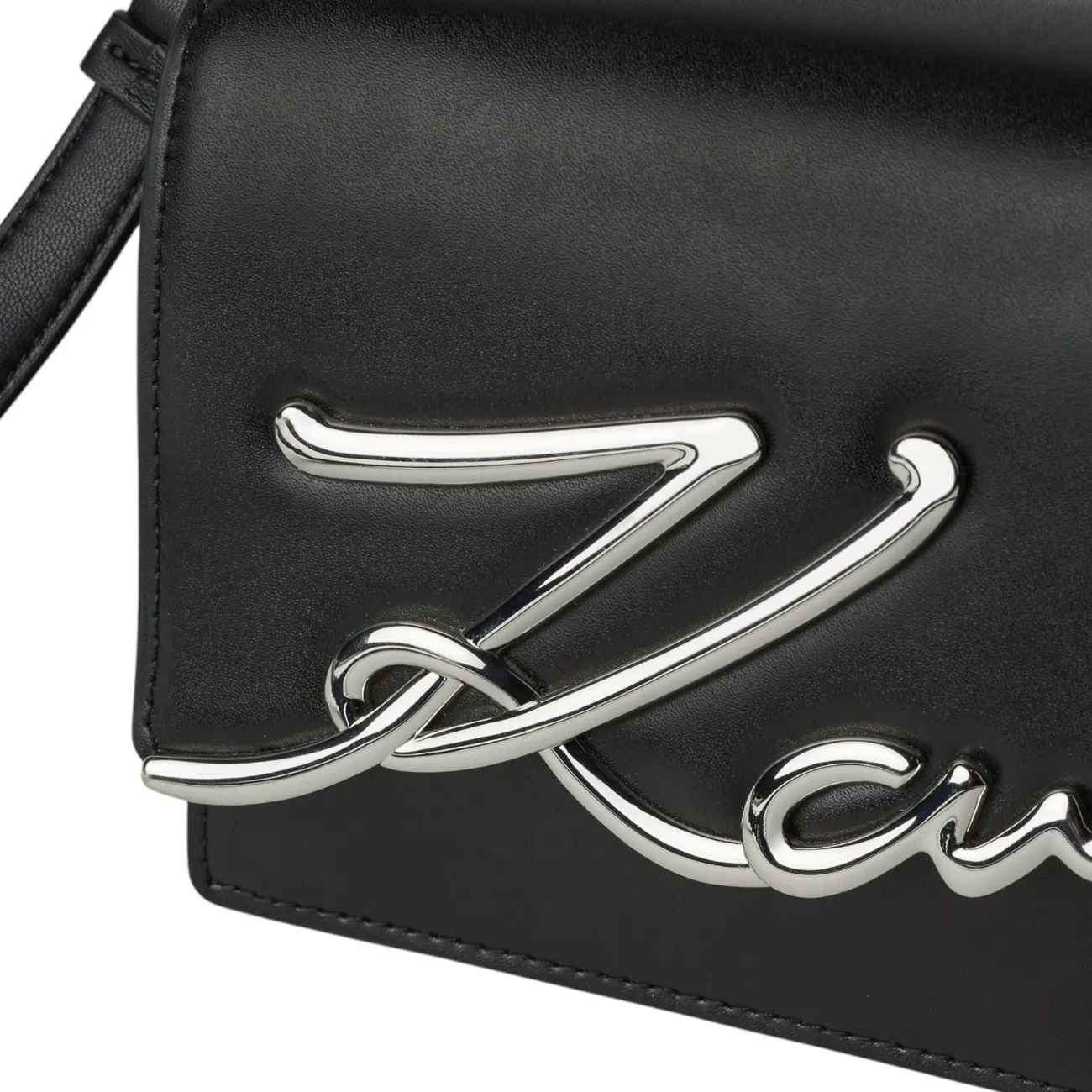 Karl Lagerfeld borsa signature nera