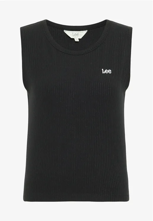 Lee Women's Cropped Crew Tank LQ24WK01 black