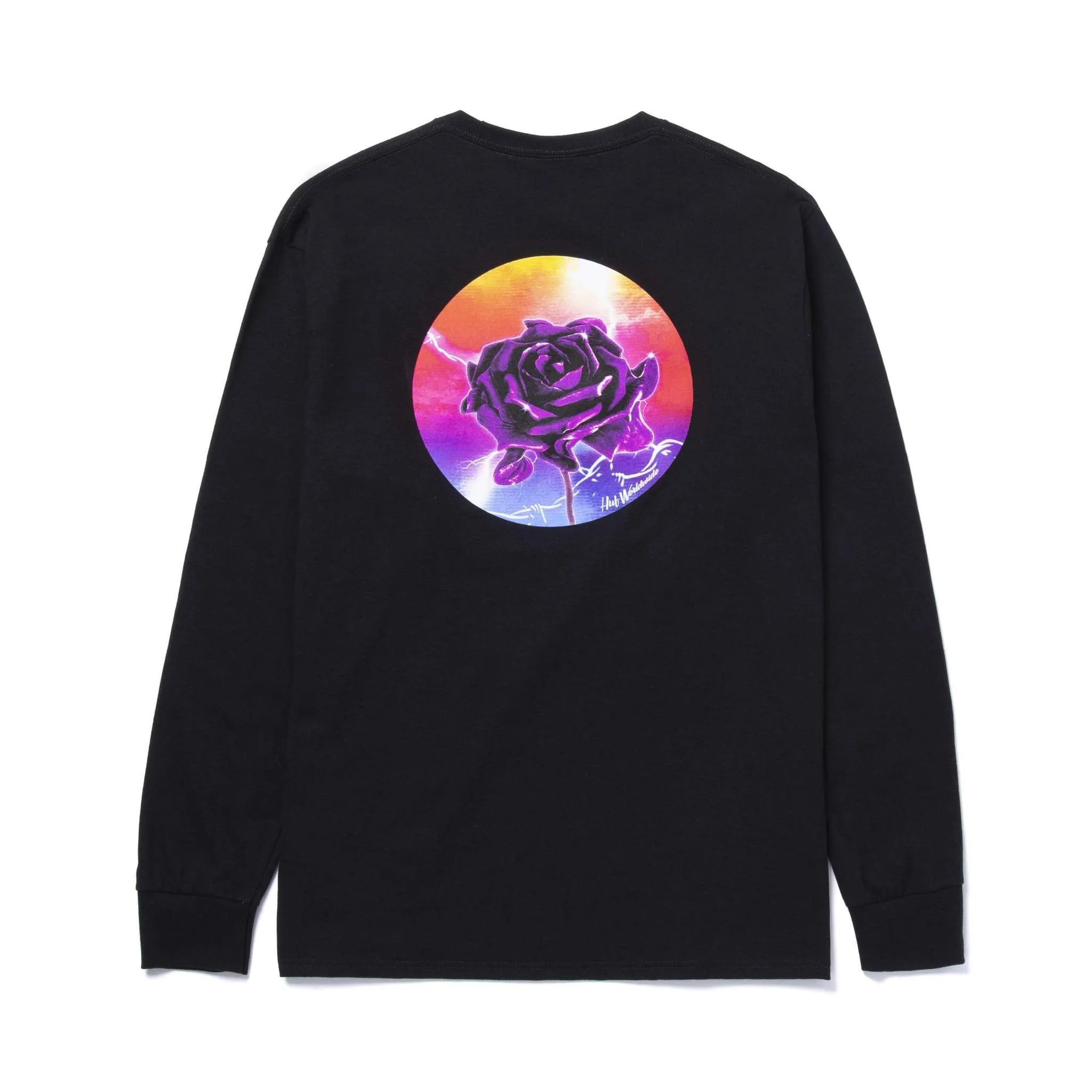 Lightning Rose L/S Tee Black