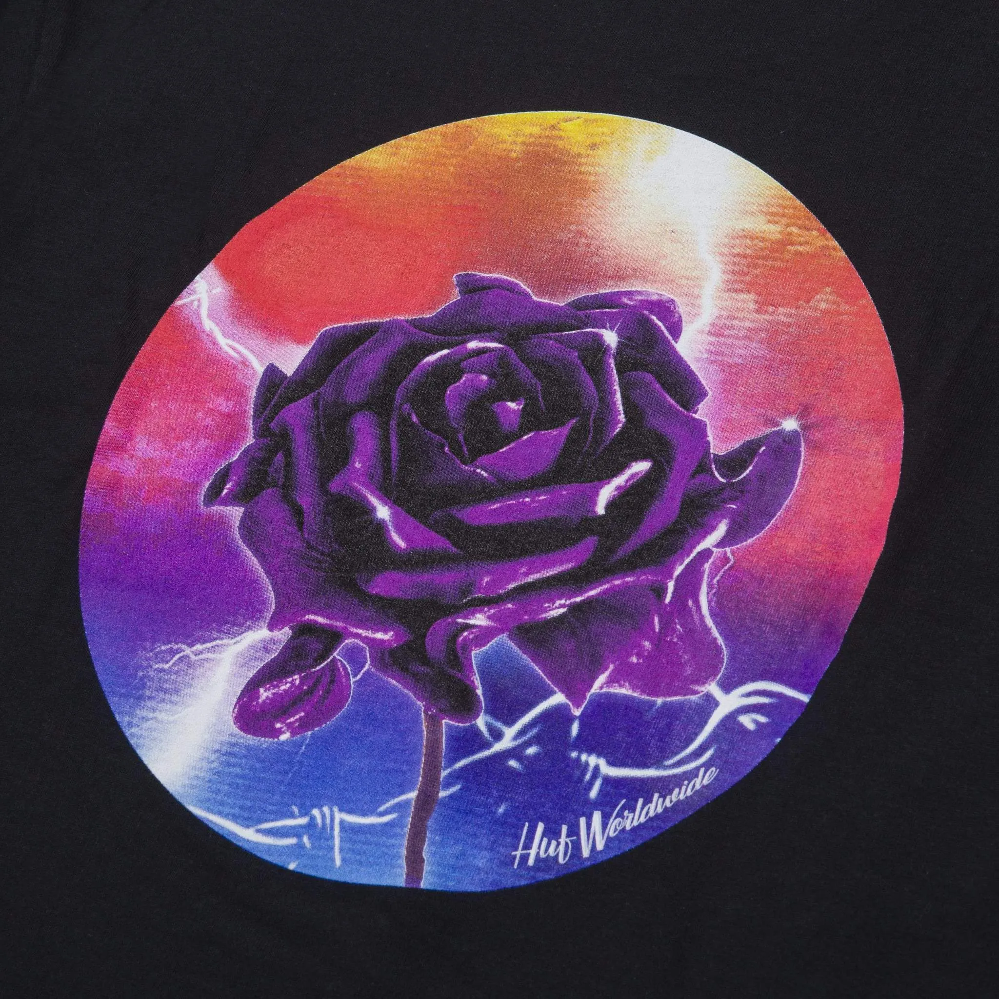 Lightning Rose L/S Tee Black