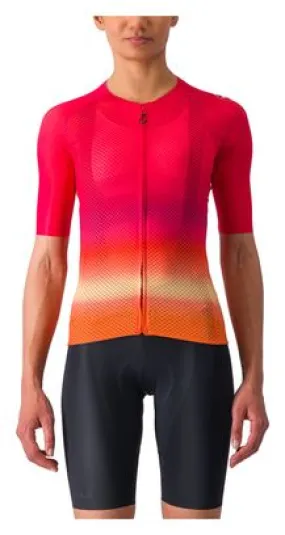 Maglia a maniche corte Castelli Climber's 4.0 Donna Rosa/Arancio