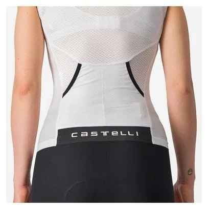 Maglia da triathlon senza maniche Castelli Free Tri 2 Bianco Donna