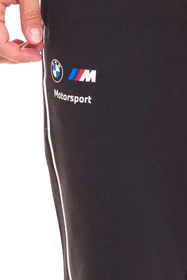 Pantaloni da jogging da uomo PUMA BMW MMS, pantaloni sportivi da uomo casual con elastico in vita 621867 01 nero