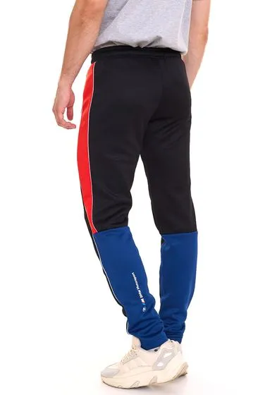 Pantaloni da jogging da uomo PUMA BMW MMS T7, pantaloni sportivi da uomo casual con elastico in vita 533347 04 nero