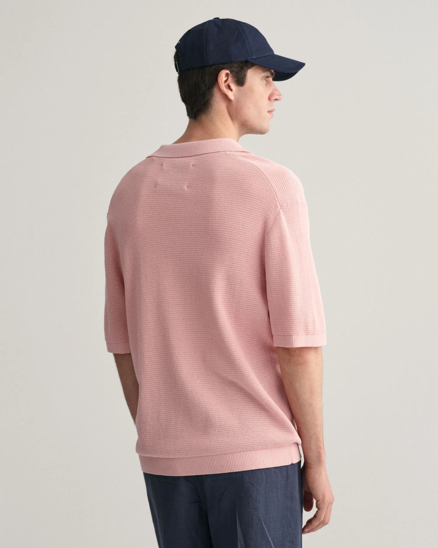 Polo in maglia aperta    