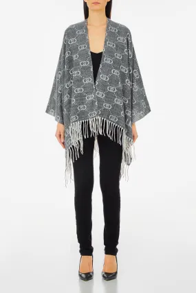 Poncho logato cloack