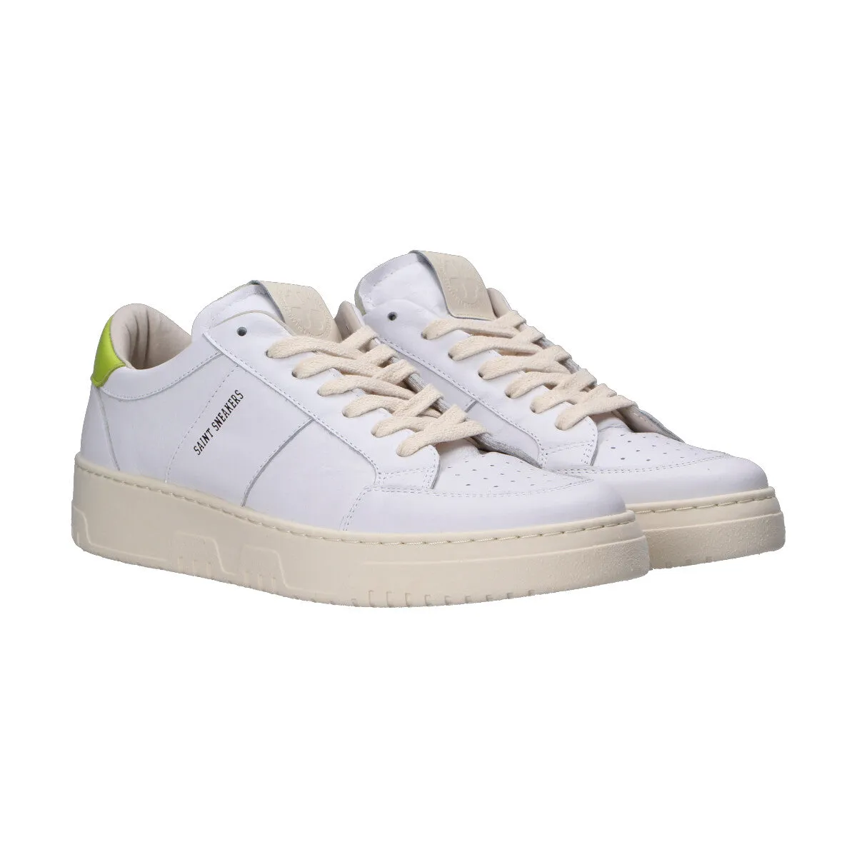 Saint sneakers golf in pelle bianca