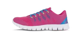 Sneaker in mesh suola EVA in fucsia rosa bianco