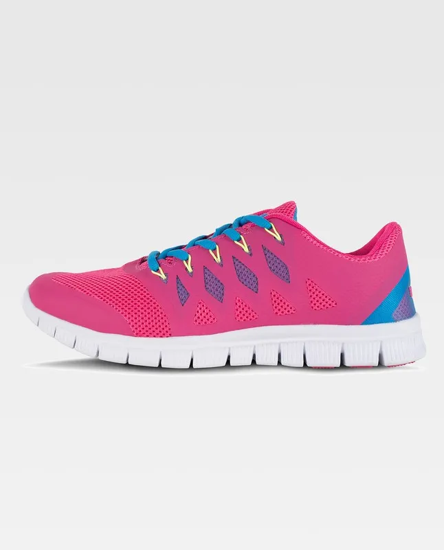 Sneaker in mesh suola EVA in fucsia rosa bianco