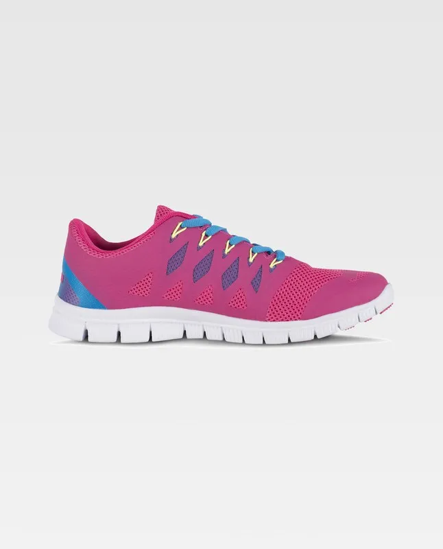 Sneaker in mesh suola EVA in fucsia rosa bianco