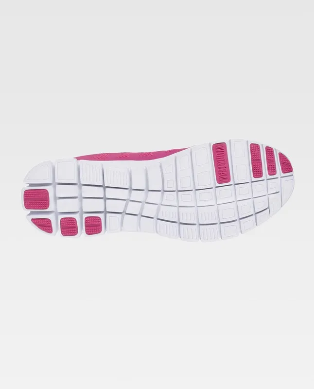 Sneaker in mesh suola EVA in fucsia rosa bianco