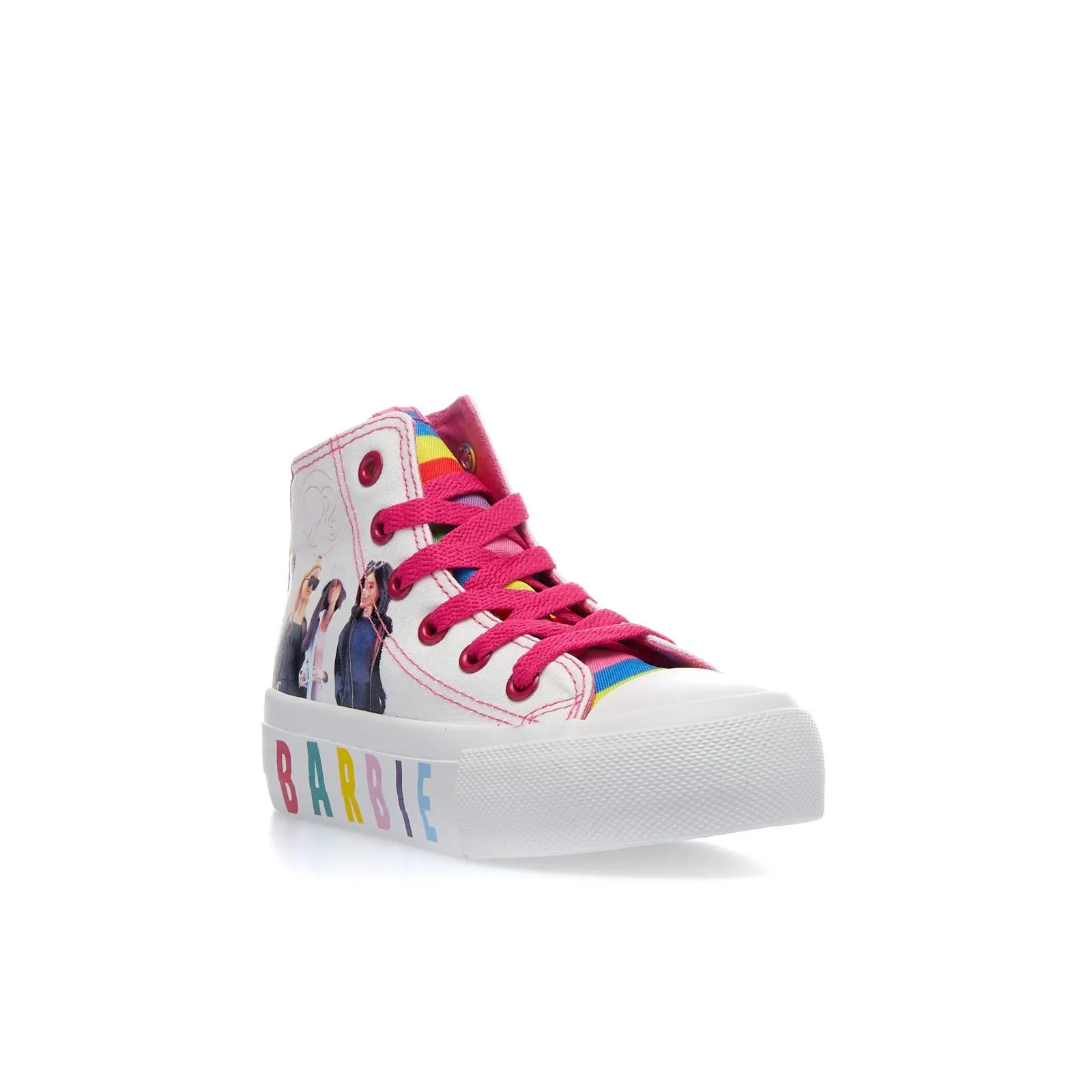 Sneakers bianche alte Barbie