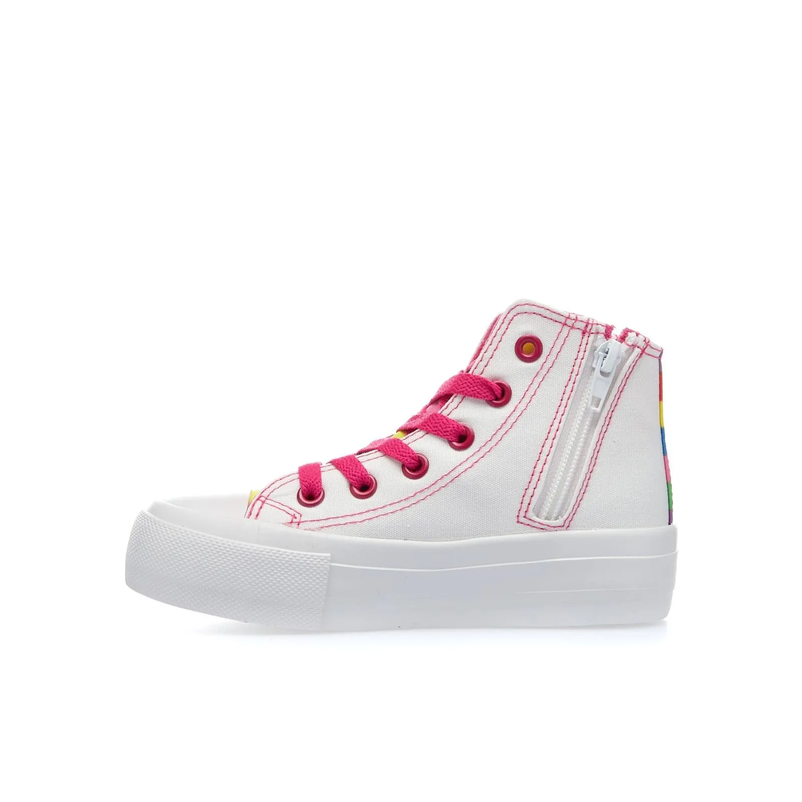 Sneakers bianche alte Barbie