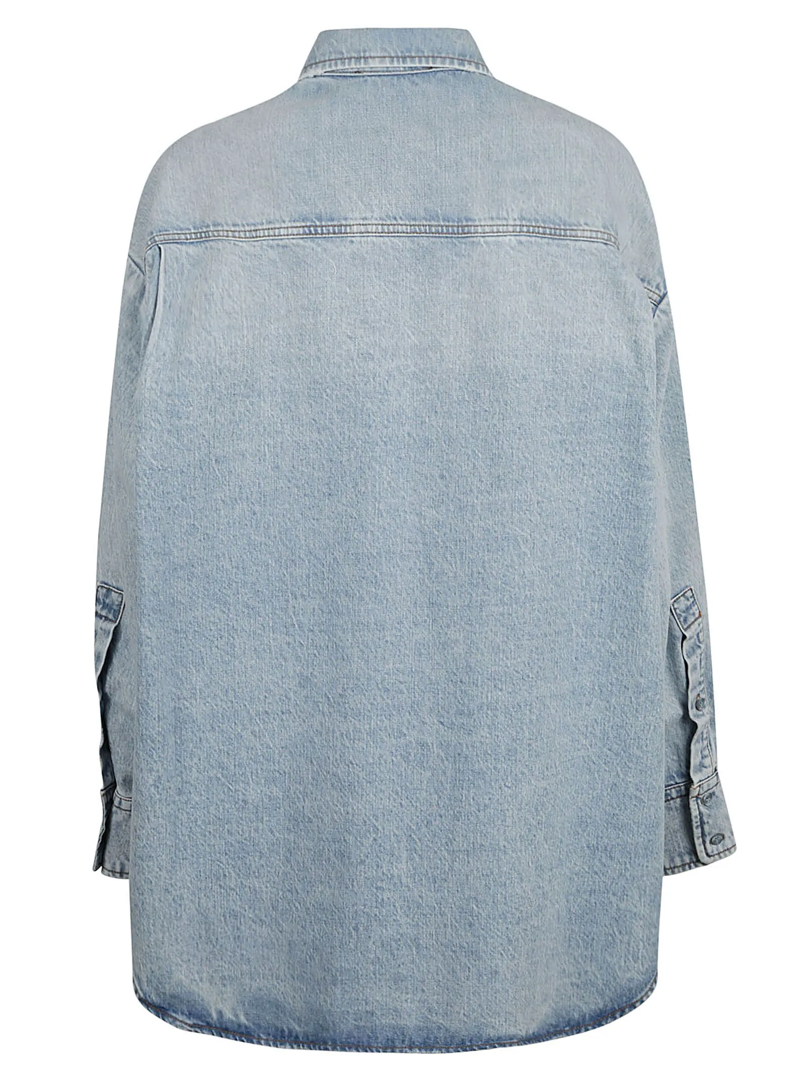 SPORTMAX Maxi camicia in denim