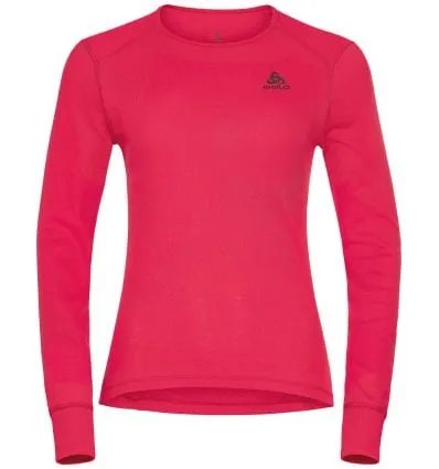 T-shirt a maniche lunghe Odlo Active Warm Eco (deep claret) Donna