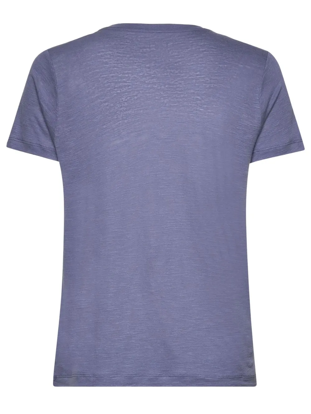 T-shirt Donna scollo a V in Surf Blue