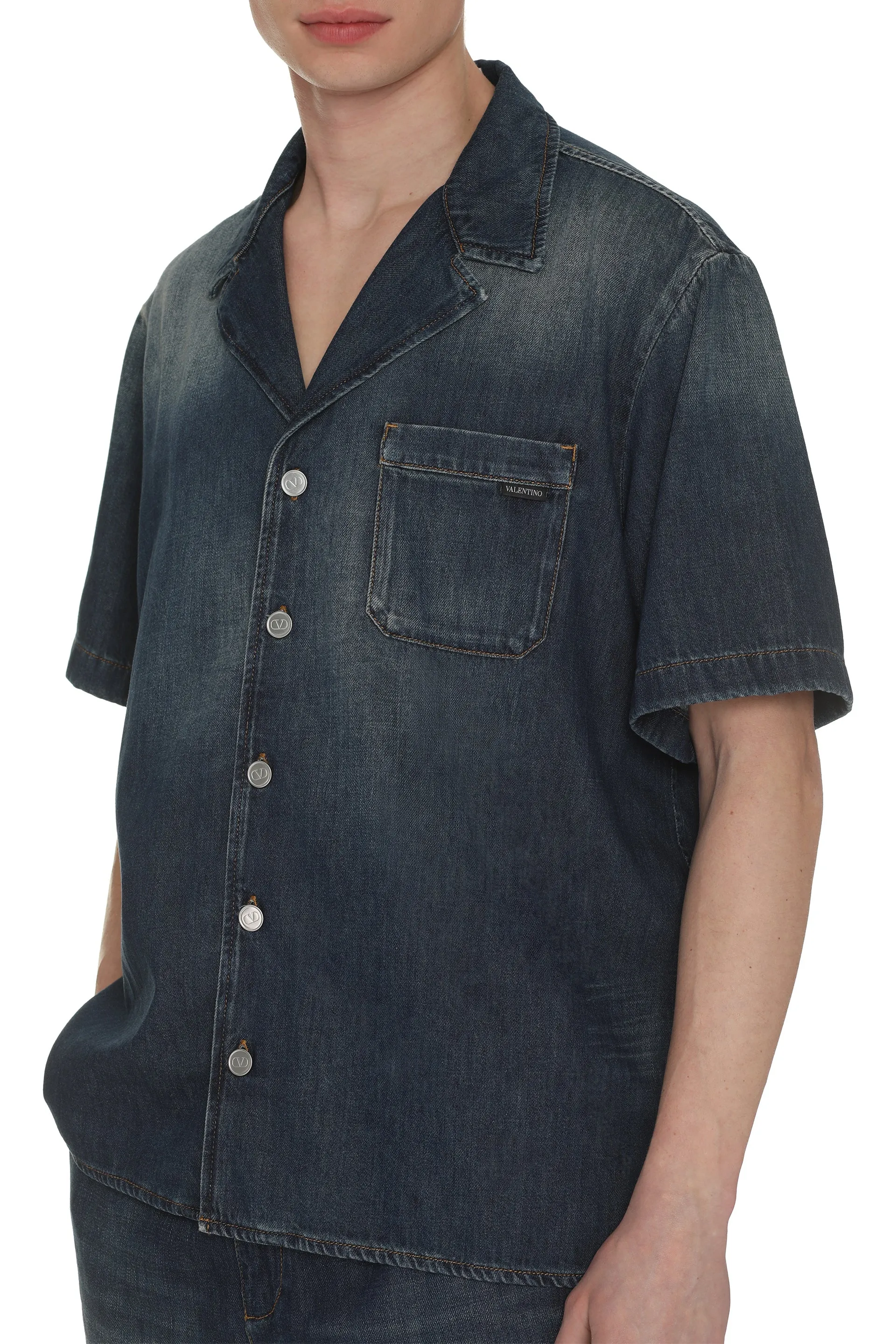 Valentino Camicia in denim