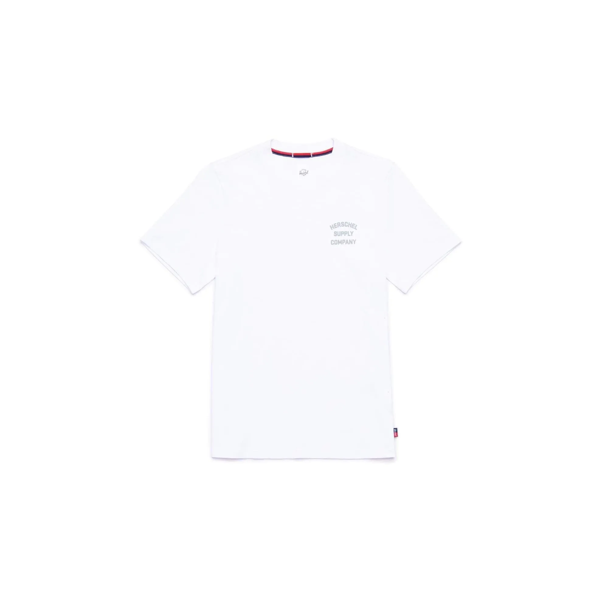 Women S Tee Stack Logo Bright White/Grey